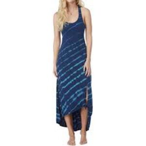 Roxy Blue Tie-Dye Maxi Dress